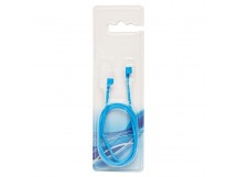 Шнурок - силиконовый для наушников Apple AirPods (blue)