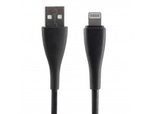Кабель USB - Apple lightning Kurato RR-L210, 100 см (black)