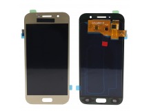 Дисплей для Samsung A520F (A5 2017) в сборе с тачскрином Золото - (AMOLED, с регулировкой подсветки)