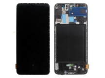 Дисплей для Samsung A705F (A70) модуль Черный - Ориг