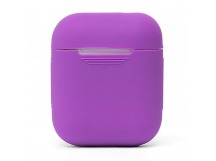 Чехол - силиконовый, тонкий для кейса Apple AirPods 2 (violet)