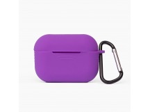 Чехол - силиконовый для кейса Apple AirPods Pro (light violet)