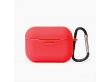 Чехол - силиконовый для кейса Apple AirPods Pro (red)