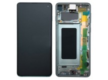 Дисплей для Samsung G973F (S10) модуль Зеленый - Ориг