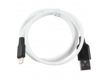 Кабель USB - Apple lightning Hoco X21 Silicone (white/black)