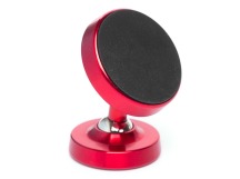 Держатель автомобильный - магнитный 03, на двухстороннем скотче (red)
