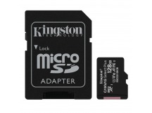 Карта памяти MicroSD 128GB Kingston Class 10 Canvas Select Plus A1 (100 Mb/s) + SD адаптер