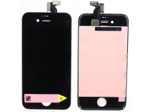 Дисплей для iPhone 4S + тачскрин черный с рамкой AAA