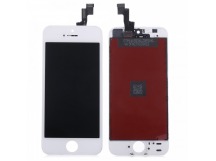 Дисплей для iPhone 5S/SE + тачскрин белый с рамкой ориг