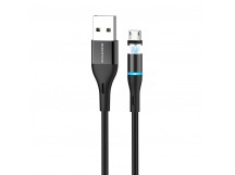Кабель USB - micro USB Borofone BU16 2.4A 1.0м черный