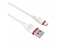 Кабель USB - micro USB Borofone BX17 2.0A 1.0м белый