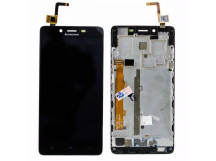 Дисплей для Lenovo A6010 в рамке + тачскрин (черный) ориг