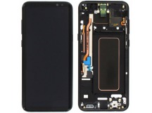 Дисплей для Samsung G955F Galaxy S8 Plus + тачскрин + рамка (черный) ОРИГ100%