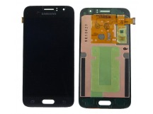 Дисплей для Samsung J120F Galaxy J1 (2016) + тачскрин (черный) (copy LCD с регулир. подсв)