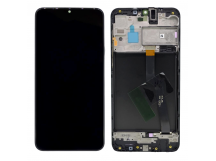 Дисплей для Samsung A105F/M105F Galaxy A10/M10 в рамке + тачскрин (черный) ОРИГ100%