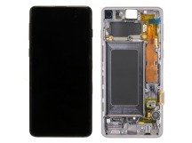 Дисплей для Samsung G973F Galaxy S10 + тачскрин + рамка (черный) ОРИГ100%