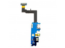 Шлейф для Samsung i9100 (с компонентами) + системный разъем