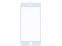 Защитное стекло 6D для iPhone 6/6S (белый) (VIXION)