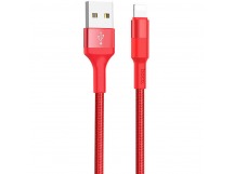 Кабель USB HOCO (X26) Xpress для iPhone Lightning 8 pin (1м) (красный)