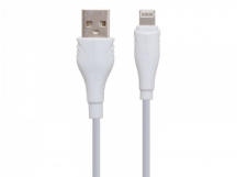 Кабель USB - Apple Lightning BOROFONE BX18  (белый) 1м
