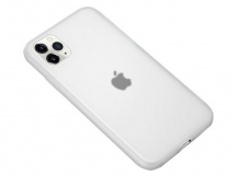 Чехол UltraThin на iPhone 11 Pro matte (прозрачный-белый)