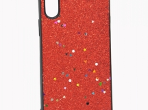Чехол Case Rainbow на iPhone X/XS (блестки и стразы-красный) 3