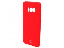 Чехол TPU Siberia MIX Soft touch на Samsung S8 Plus (красный)