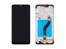 Дисплей для Samsung A207F Galaxy A20s в рамке + тачскрин (черный) ОРИГ100%