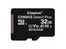 Карта памяти MicroSD 32GB Kingston Class 10 Canvas Select Plus A1 (100 Mb/s) без адаптера