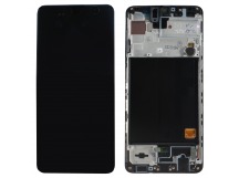 Дисплей для Samsung A515F (A51) модуль Черный - Ориг