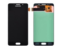 Дисплей для Samsung A510F Galaxy A5 (2016) 5"+ тачскрин (черный) (OLED)