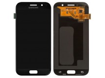 Дисплей для Samsung A520F Galaxy A5 (2017) 5"+ тачскрин (черный) (OLED)