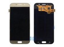 Дисплей для Samsung A720F Galaxy A7 (2017) 5,5"+ тачскрин (золото) (OLED)