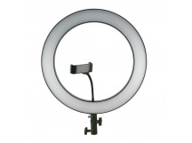Вспышка для селфи - кольцевая светодиодная лампа Dimmable , 36 см (black)