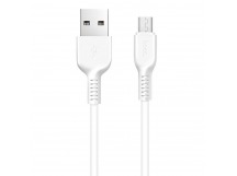 Кабель USB - micro USB Hoco X20 для HTC/Samsung (100 см) (white)