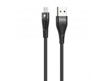 Кабель USB - micro USB Hoco U53 Flash 4A (black)