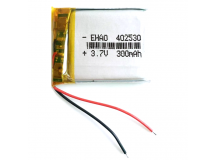 АКБ универсальная 402530p 3,7v Li-Pol 300 mAh (4*25*30 mm)