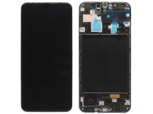 Дисплей для Samsung A305F Galaxy A30 в рамке + тачскрин (черный) ОРИГ100%