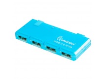 USB HUB Smart Buy SBHA-6110-B (4 порта) голубой