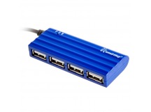 USB HUB Smart Buy SBHA-6810-B USB 2.0 (4 порта) голубой