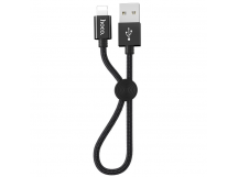 Кабель USB - Apple lightning Hoco X35 Apple черный 0,25м