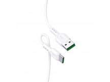 Кабель USB - Type-C Hoco X33 Type-C, 5А, белый 1м