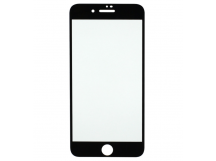 Защитное стекло "Оптима" для iPhone 7/8/SE (2020) Черное (Закалённое, полное покрытие)