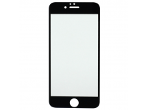 Защитное стекло "Стандарт" для iPhone 6/6S Черное (Полное покрытие)