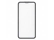 Защитное стекло "Стандарт" для iPhone Xr/11 Черное (Полное покрытие)