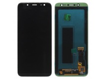 Дисплей для Samsung J600F/DS Galaxy J6 (2018) + тачскрин (черный) (OLED)