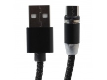 Кабель USB - micro USB - M600 Magnetic (black) тех.уп.