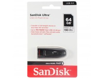 Флеш-накопитель USB 3.0 64GB SanDisk Ultra чёрный