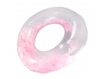 Надувной круг - с перьями 60 см (pink)