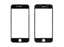 Стекло для переклейки iPhone 7 в рамке + OCA (черный)